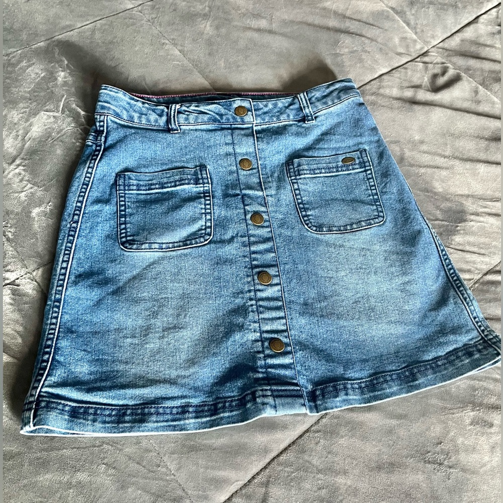 Tommy Hilfiger Denim Mini Skirt | Size XL (16)